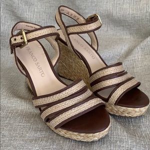 Franco Sarto Rosa Wedge Sandals, Sz 6.5